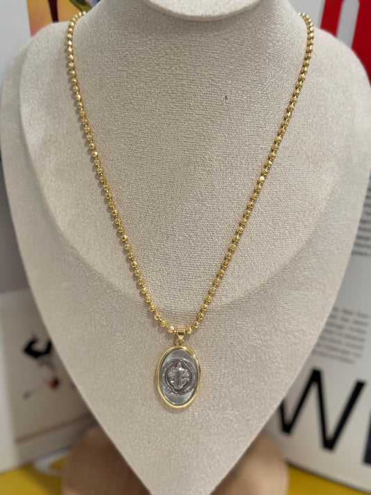 Religious long necklace