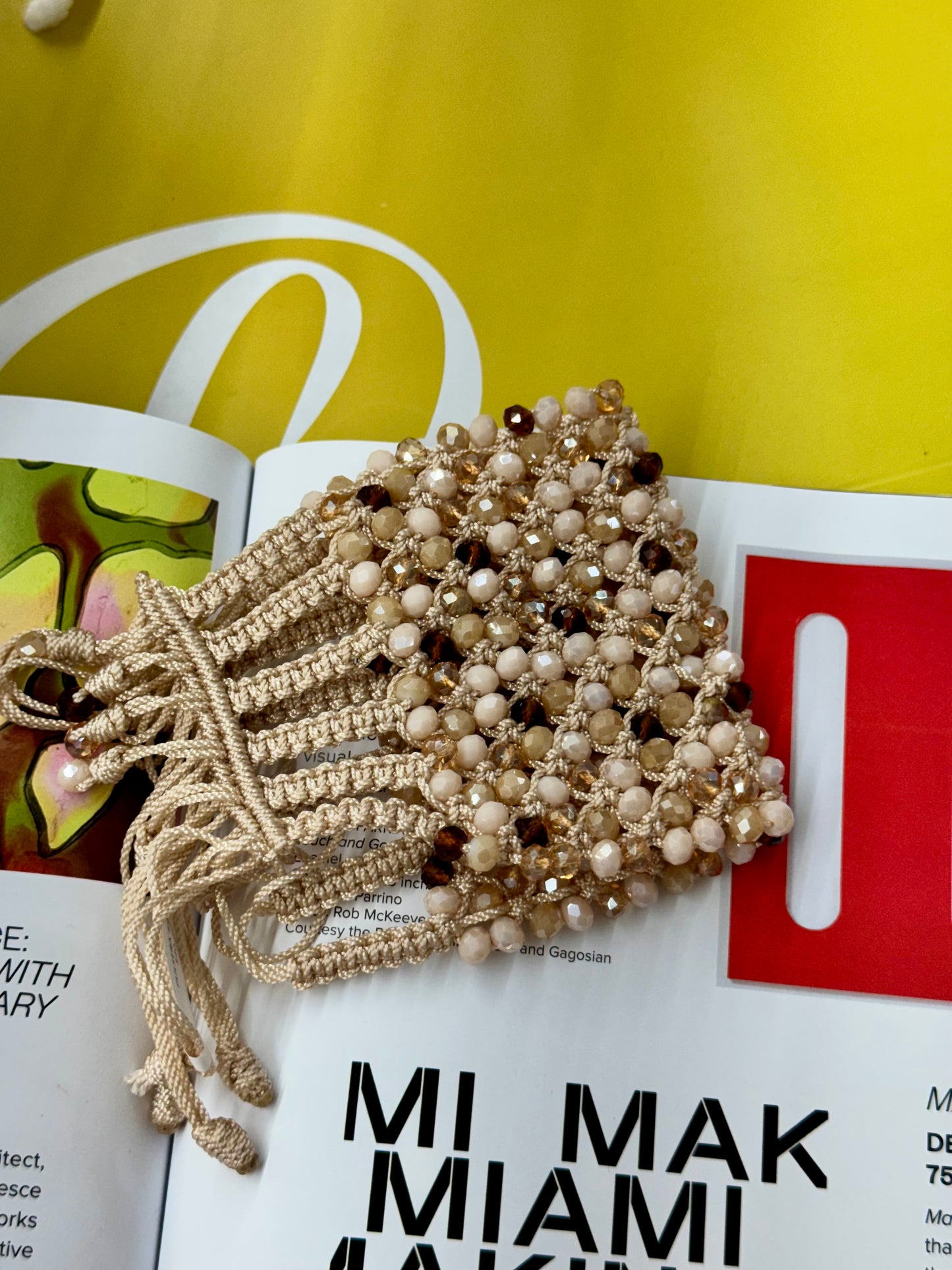 Love in thread bracelet