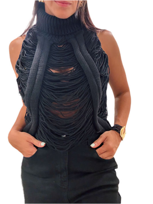 Sweat vest boho vibes