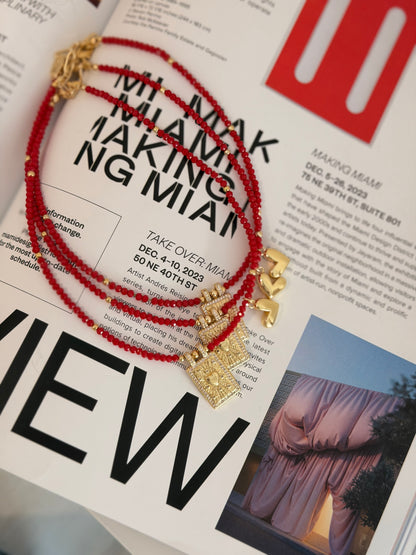 Be my valentine red choker