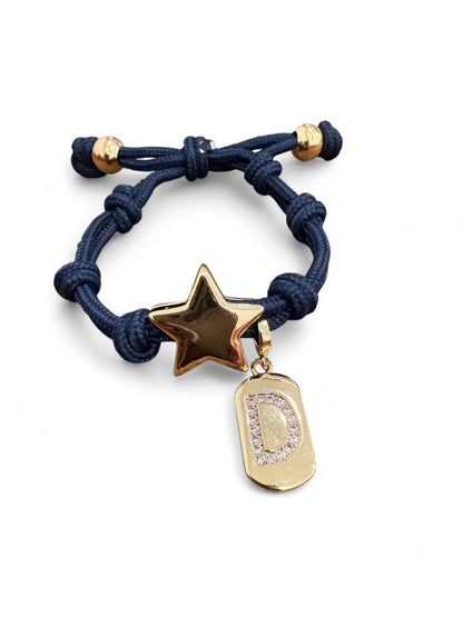 Star heart letter custom bracelet