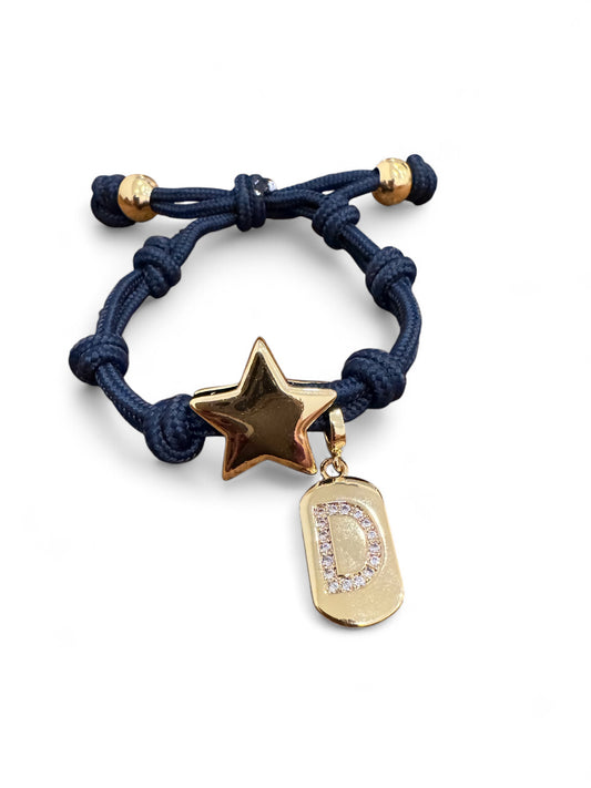 Star heart letter custom bracelet
