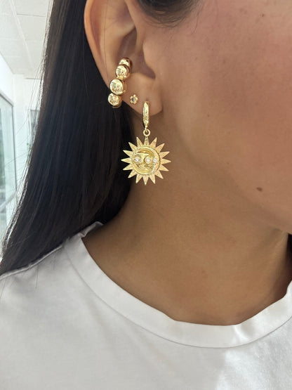 Sun moon hoops