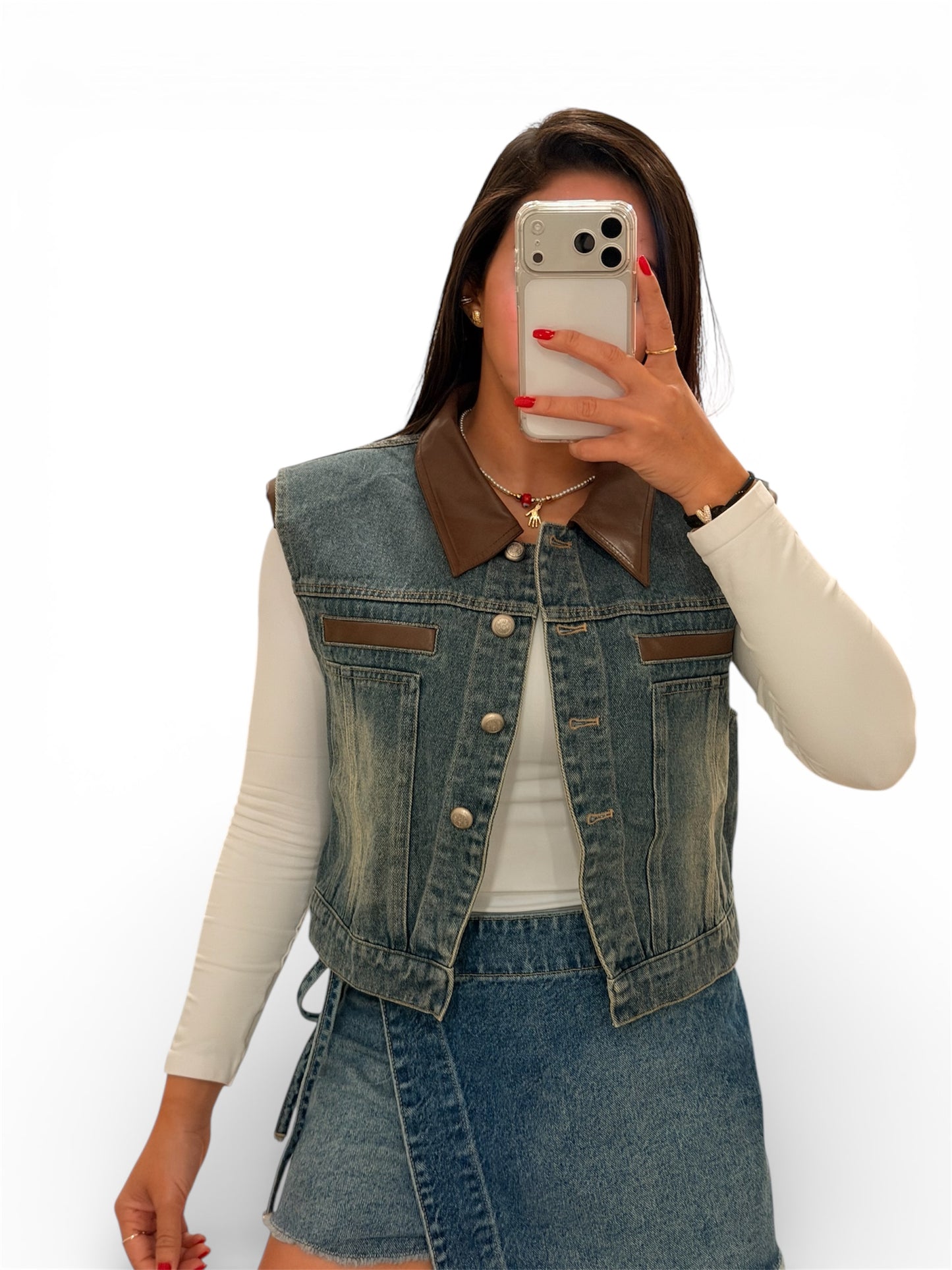 Denim vest