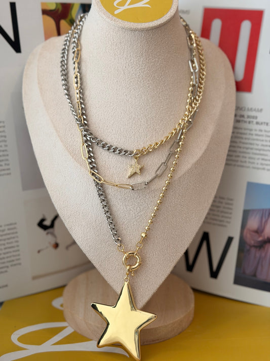 Wanderlust Maxi Star Layer Necklaces