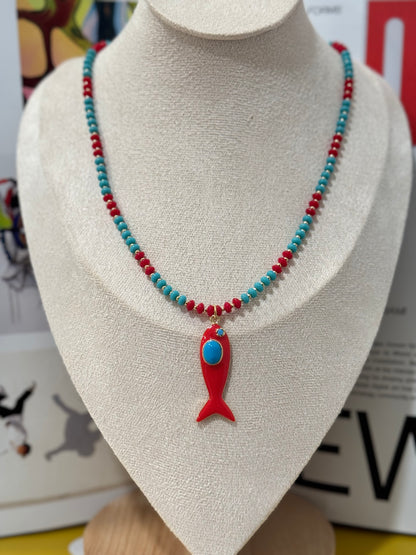 Catch of the day color necklace