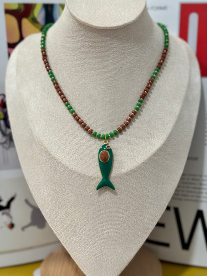 Catch of the day color necklace