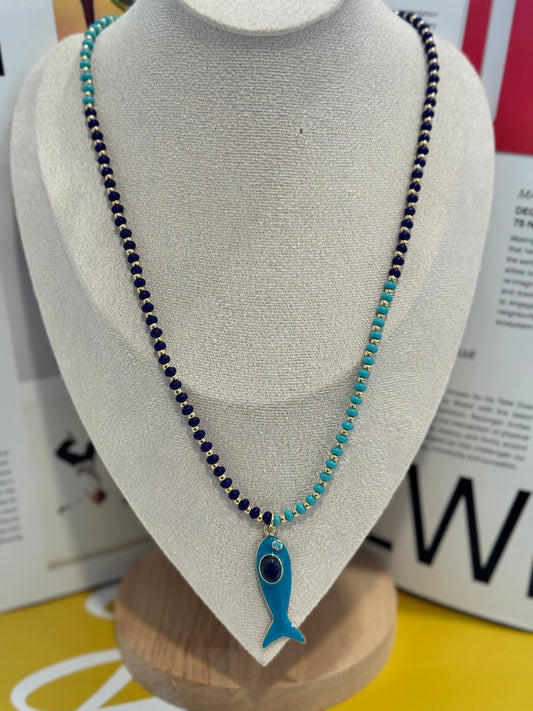 Long catch of the day necklace