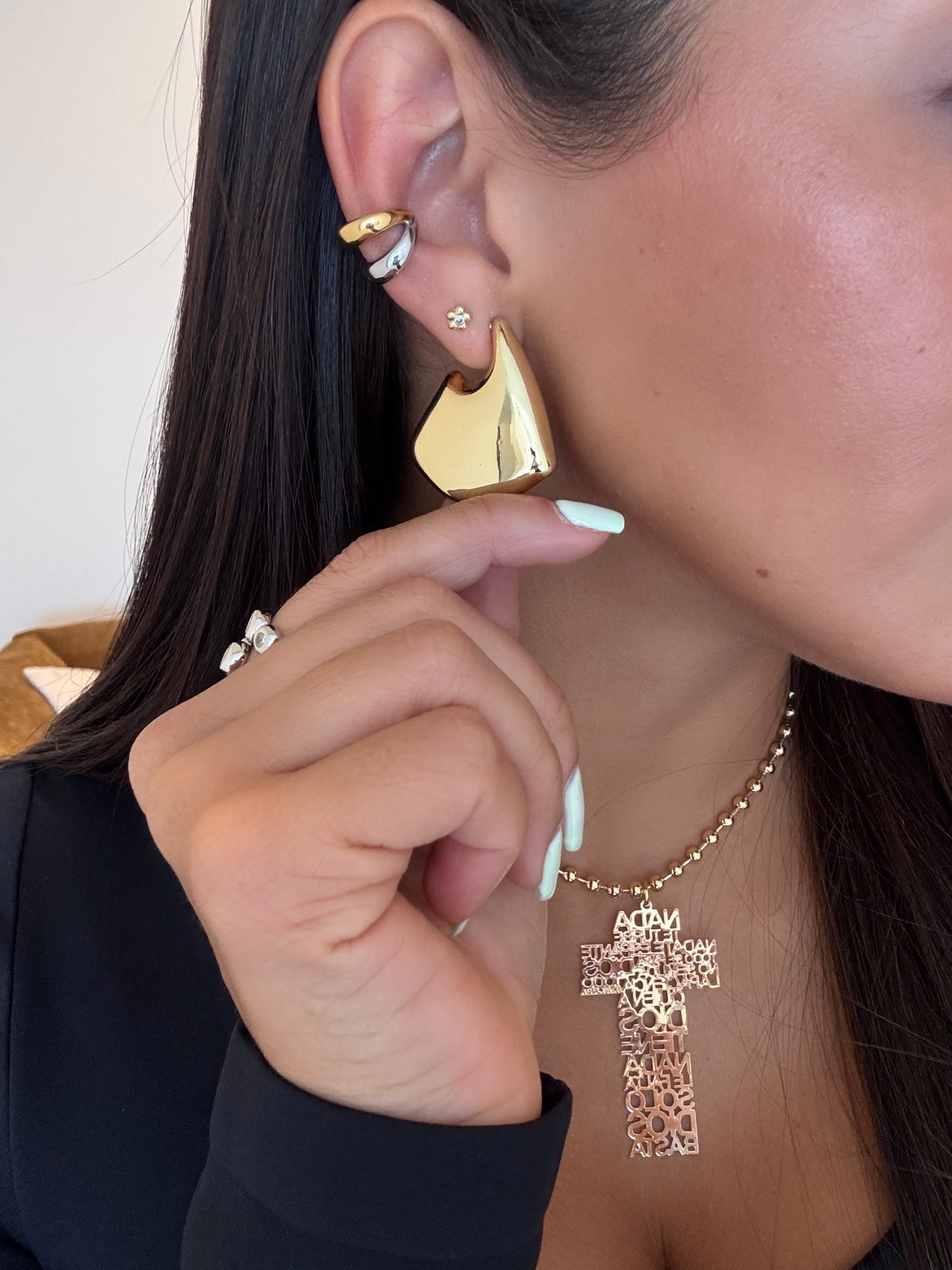 Chunky earrings