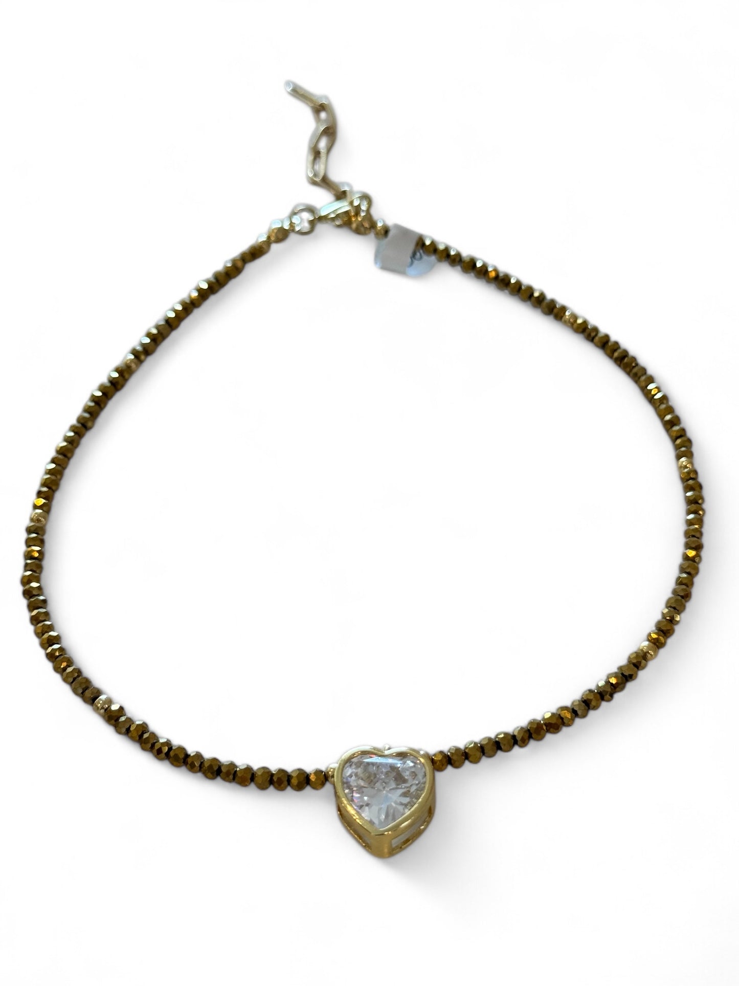 Punto de luz golden choker necklace