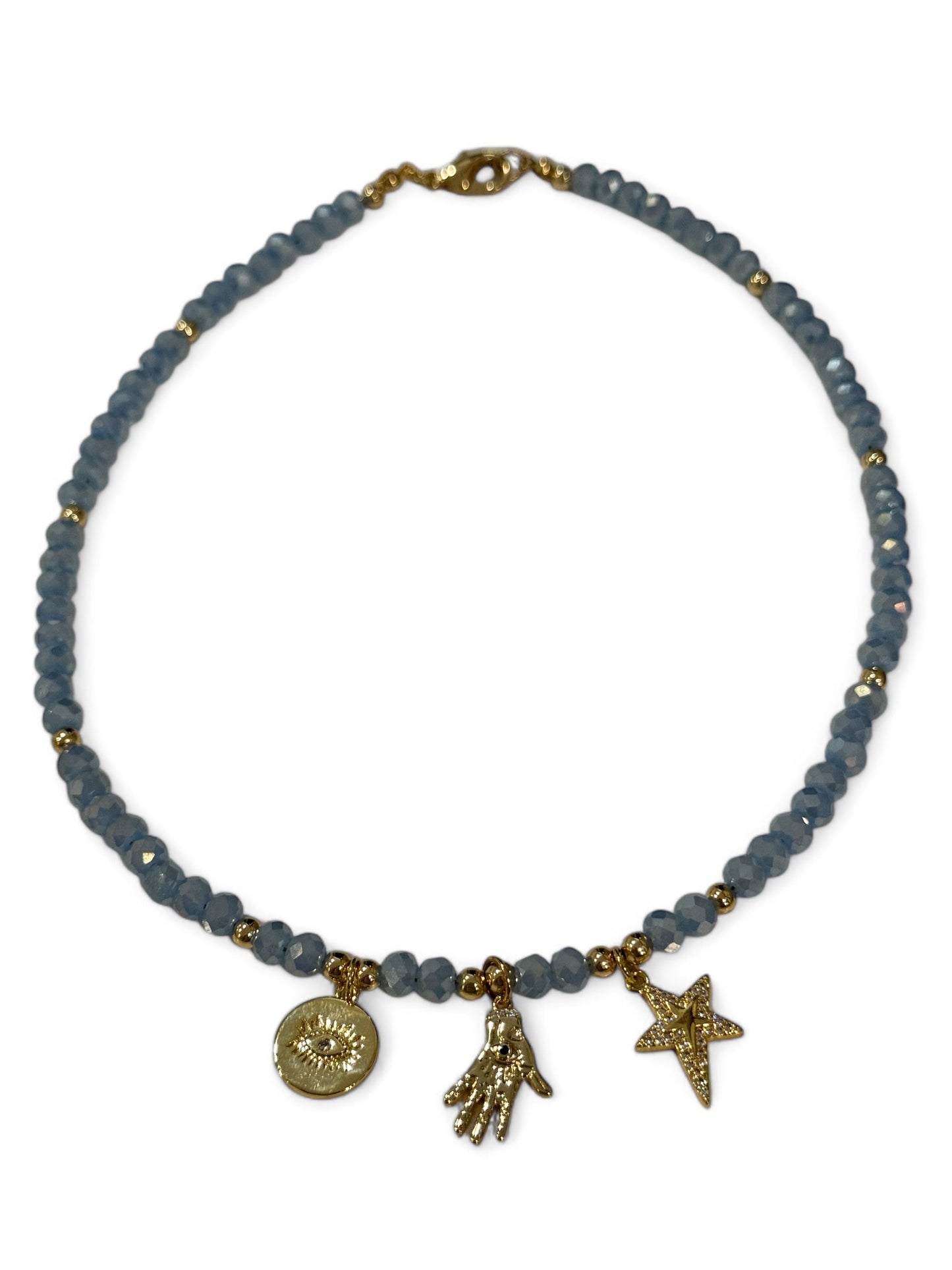 Crystal charming necklace