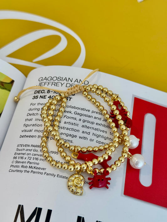 Coral reef bracelet