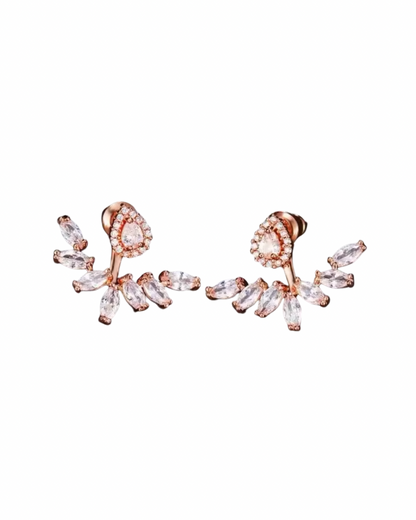 Crystal decor earrings