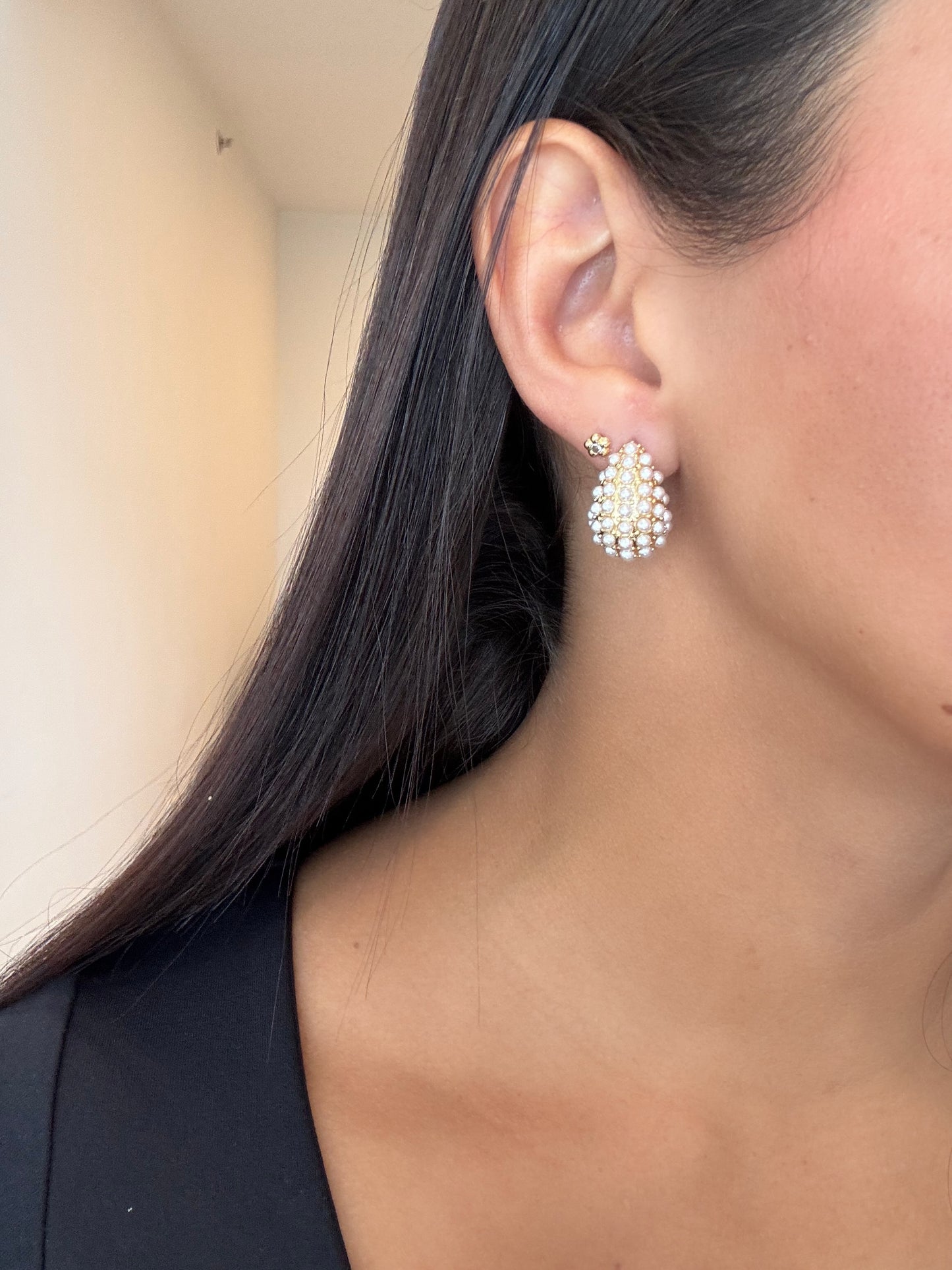 Pearl Bottega Inspo Earrings
