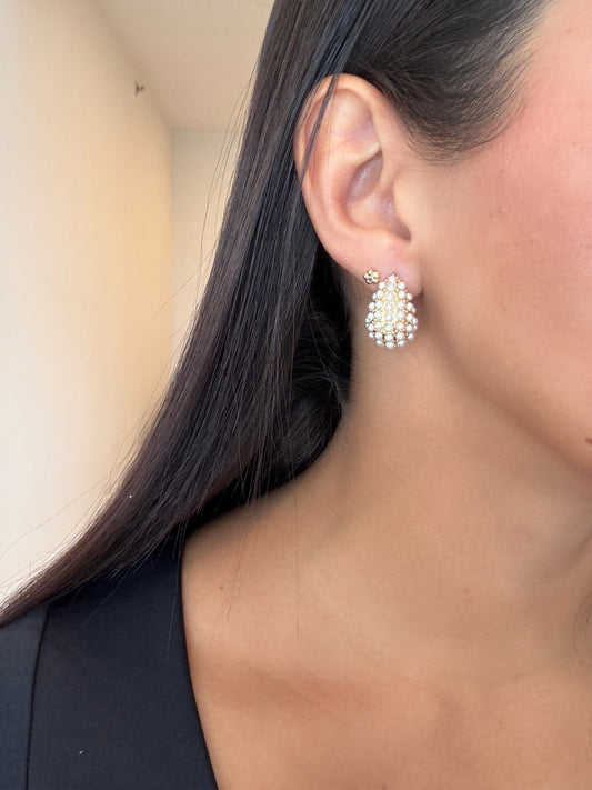 Pearl Bottega Inspo Earrings