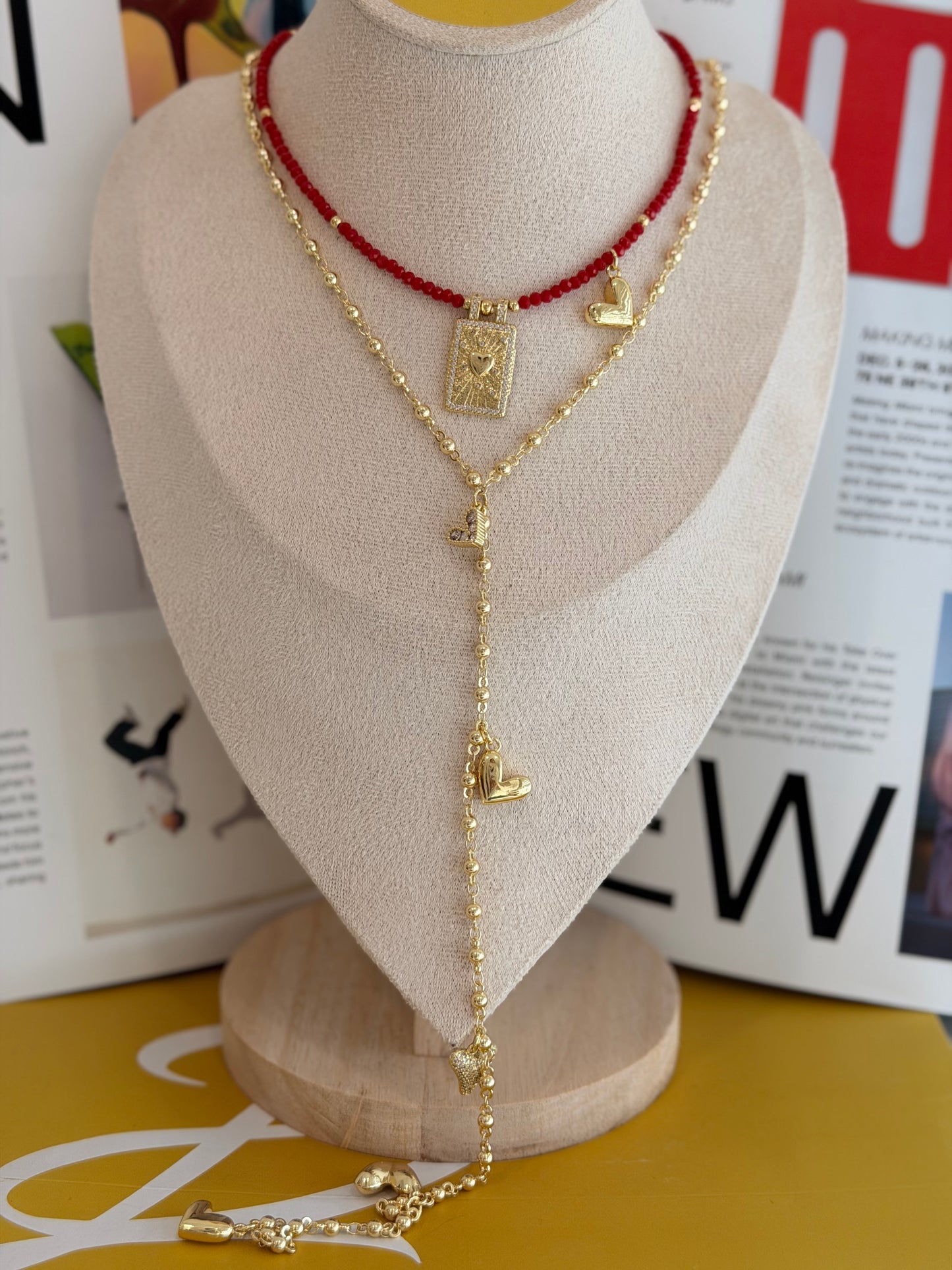 Be my valentine red choker