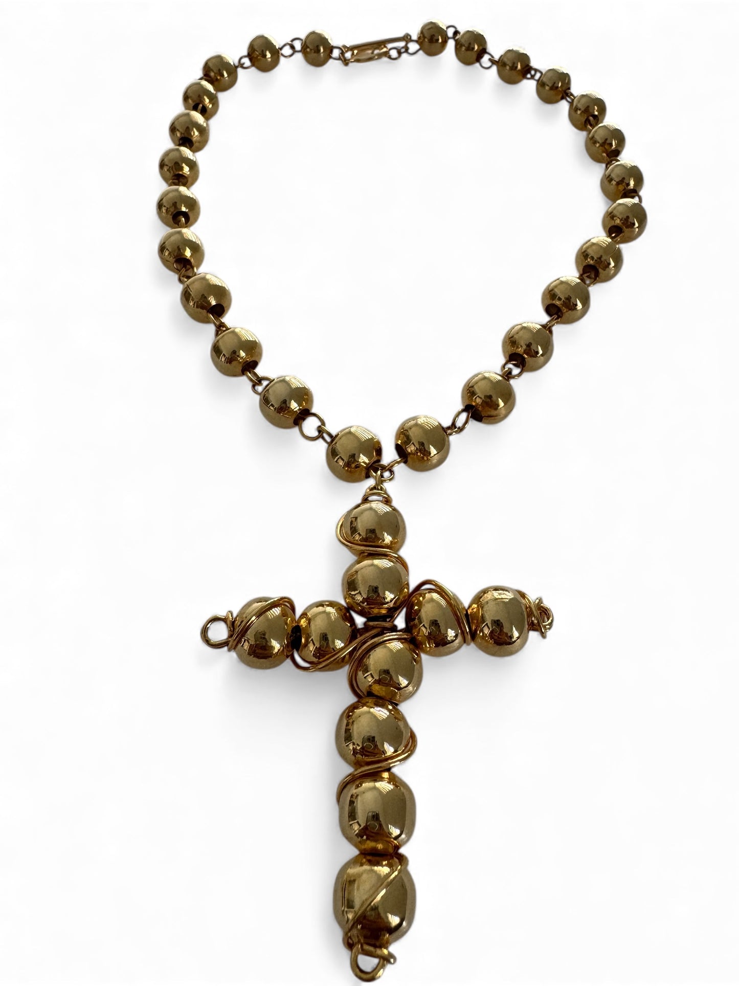Maxi cross necklace