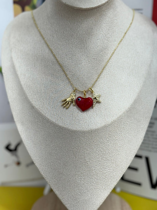 Protection hamsa essential necklace