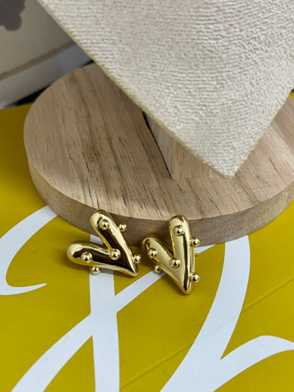 Heart Necklace + earrings set