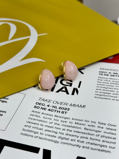 Pink earrings