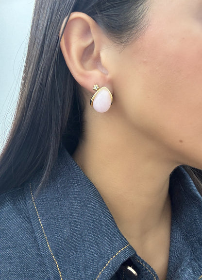 Pink earrings