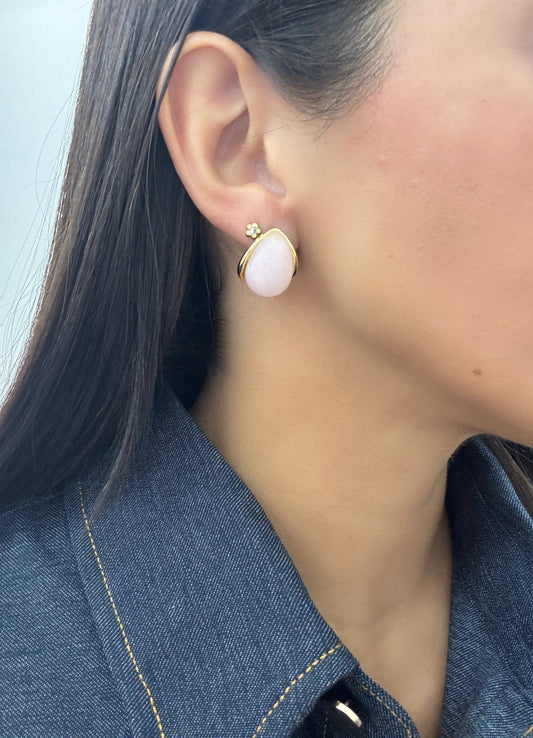 Pink earrings