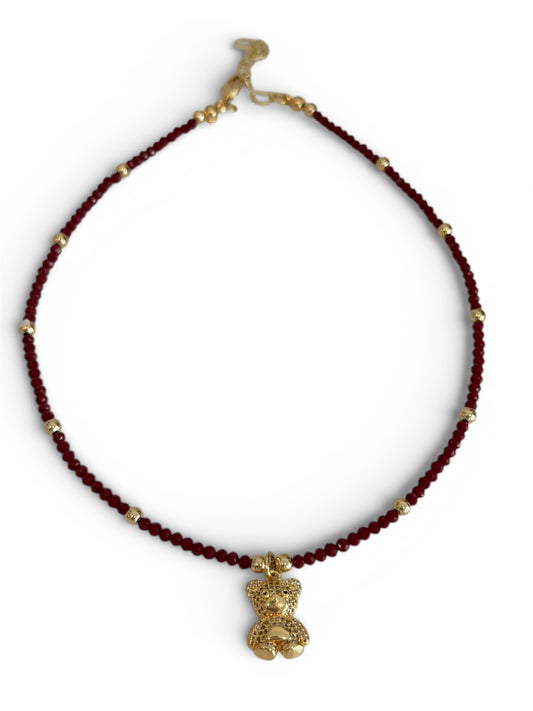 Teddy choker necklace
