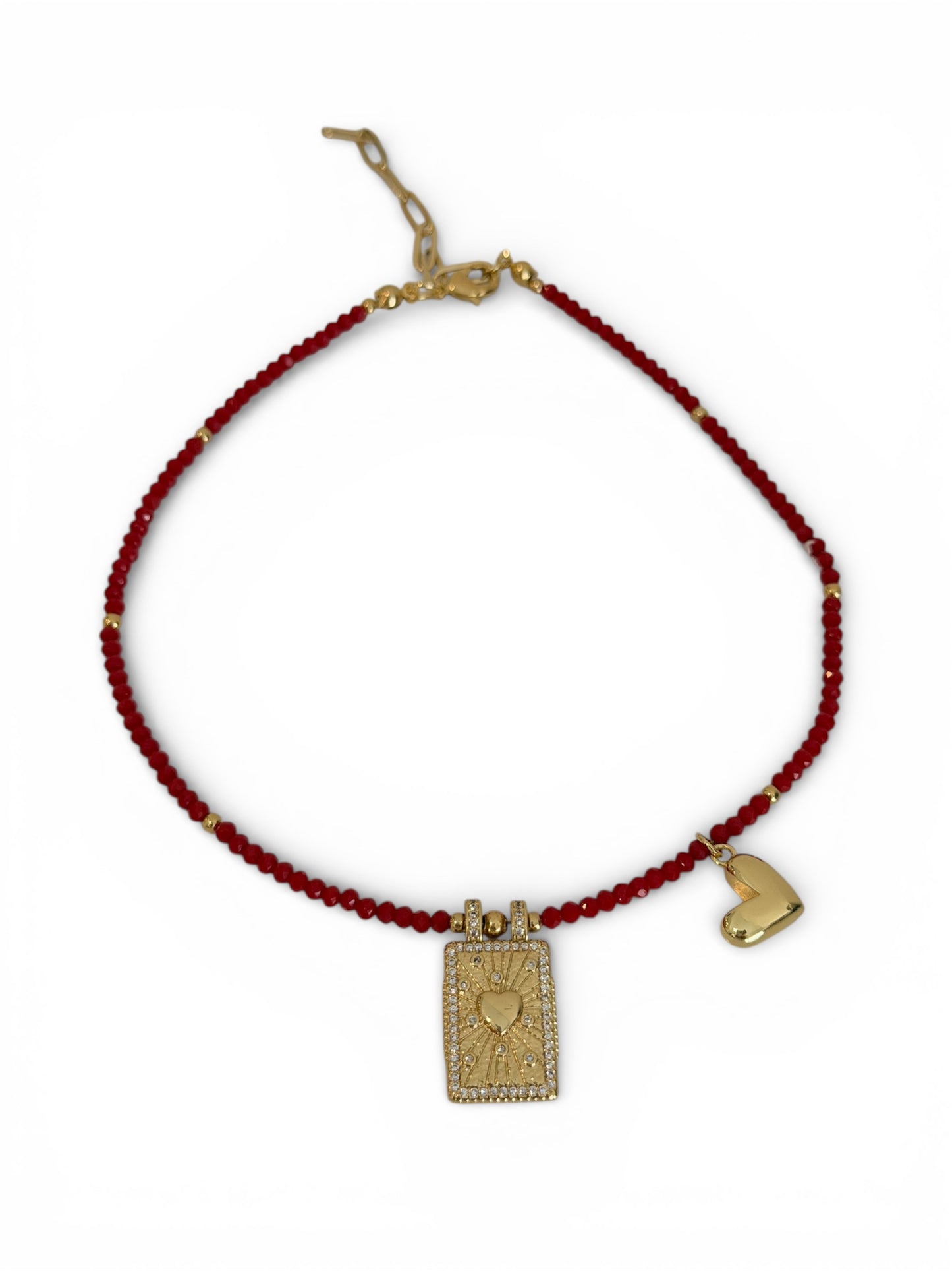 Be my valentine red choker