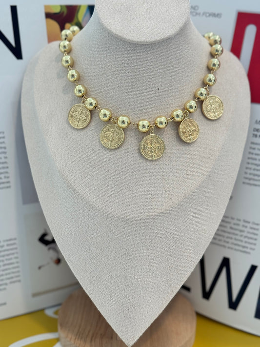 Multi charms necklace