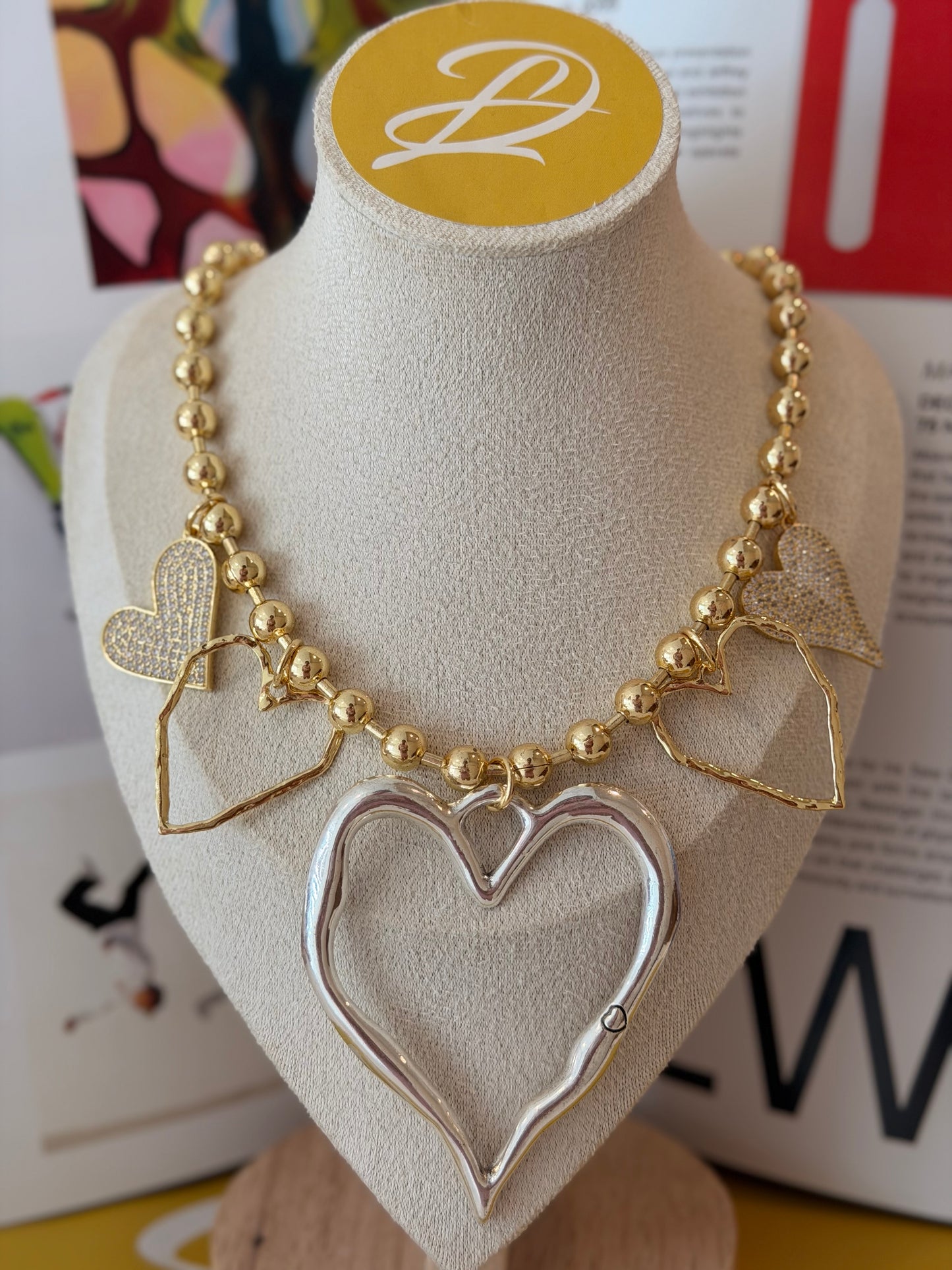 Heart affair necklace
