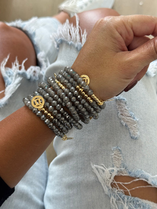 Mandamientos crystal bracelet