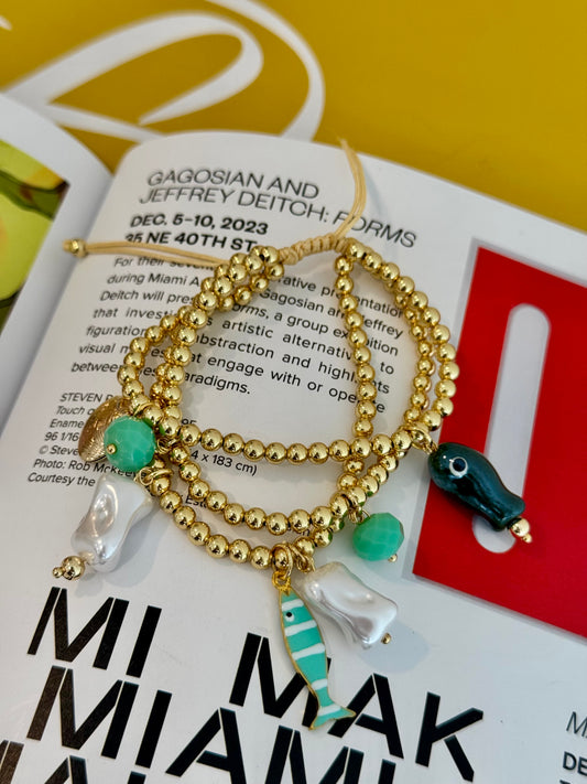 Aquamarine bracelet
