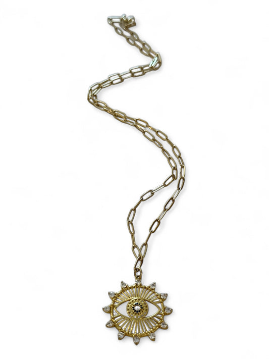 Eye cool long necklace