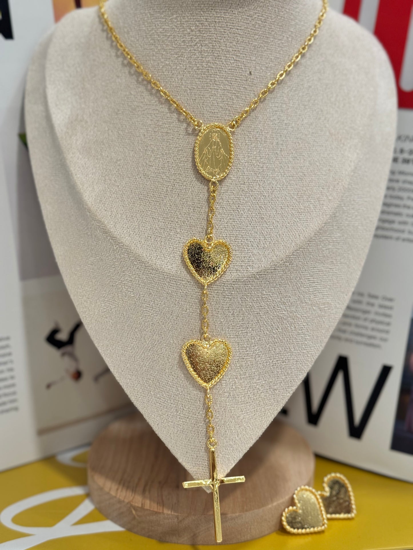 Guadalupe set earrings + long necklace