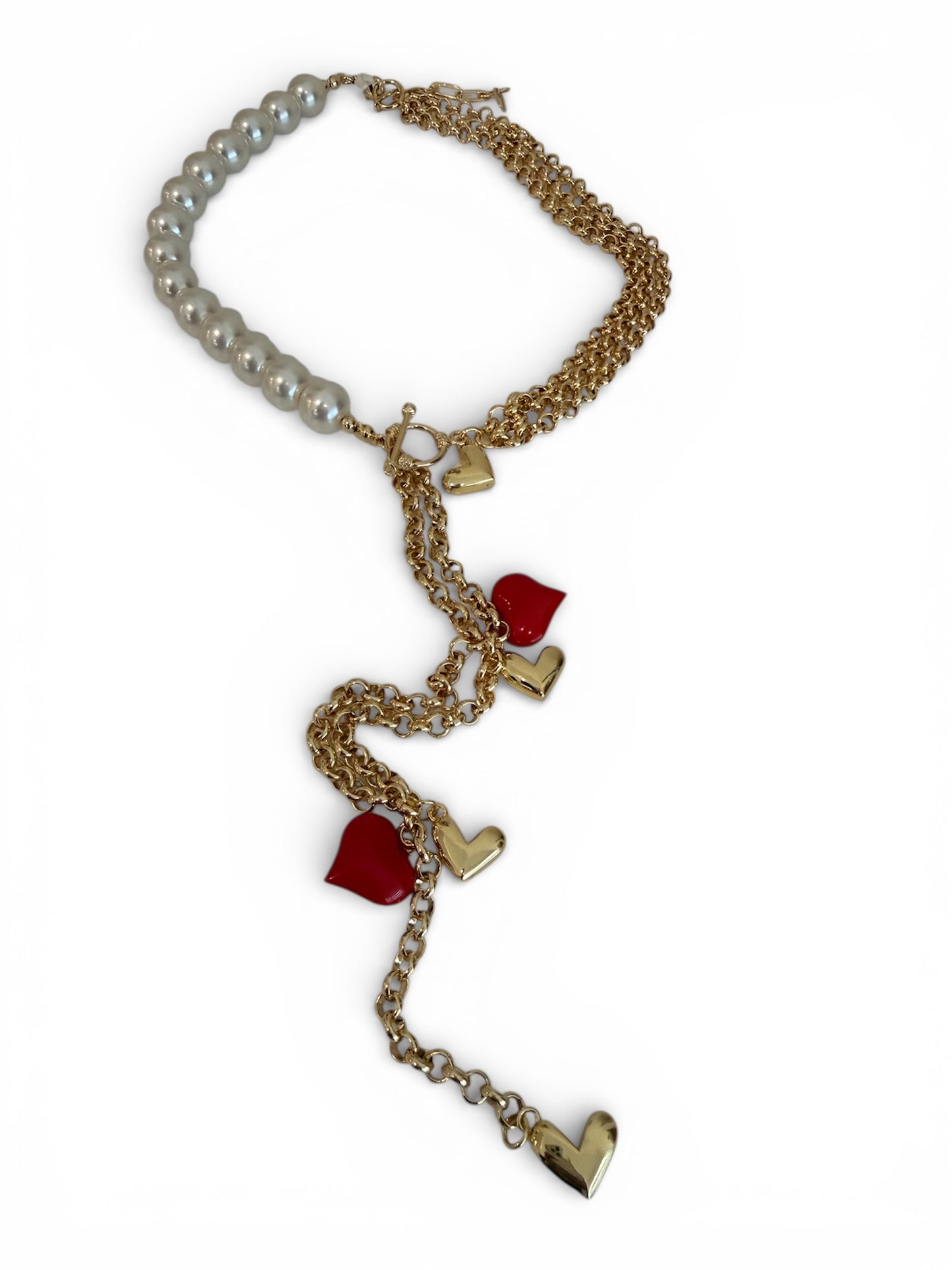 Be my valentine pearl necklace