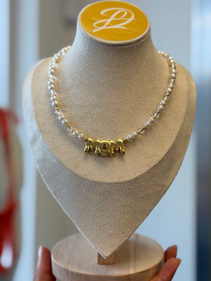 Pearly Mother’s Day necklace