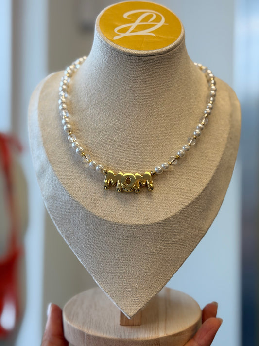 Pearly Mother’s Day necklace