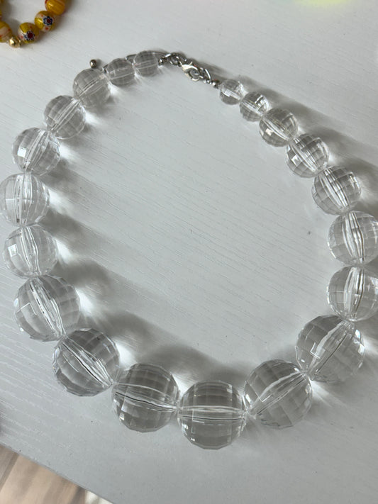 Final sale. Clear necklaces