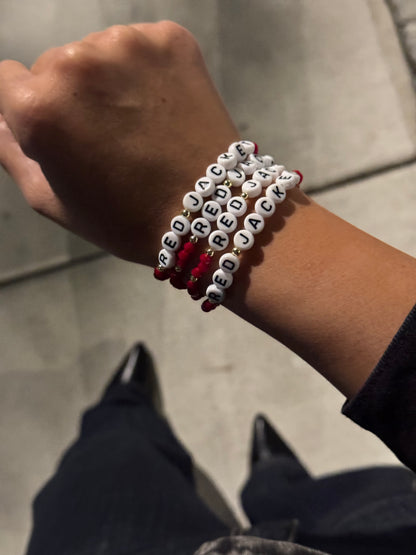 Red Jacket Elastic Bracelet - Postcard Included