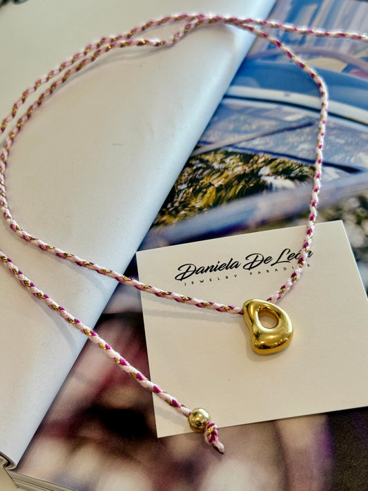 personalized letter adjustable necklace