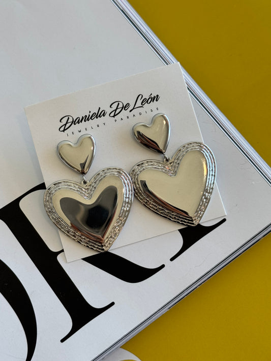 Valentines Double earrings