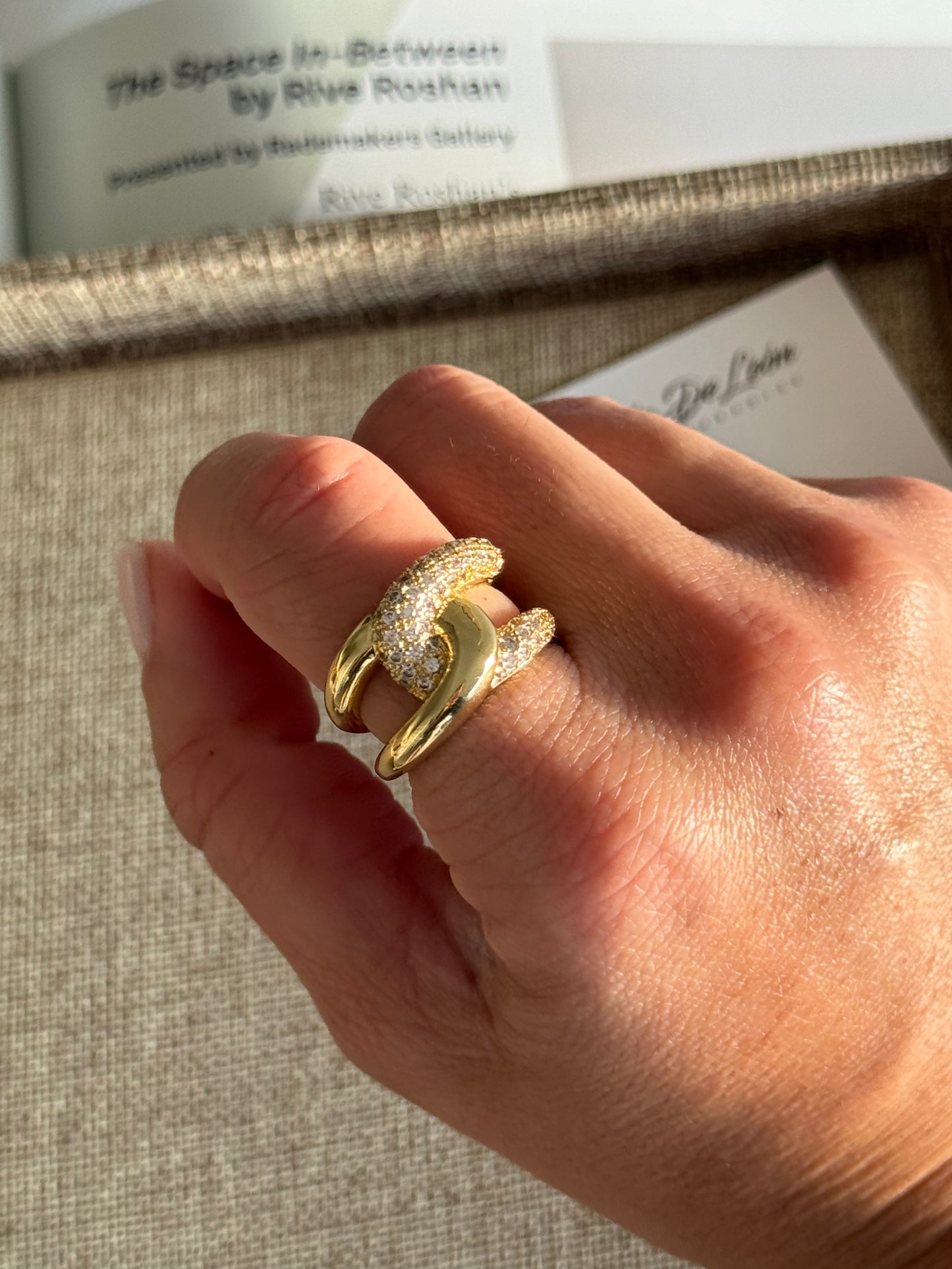 Crystal Pave Ring