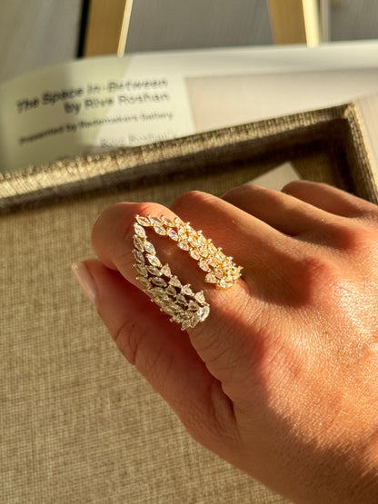 Crystal Wing Ring
