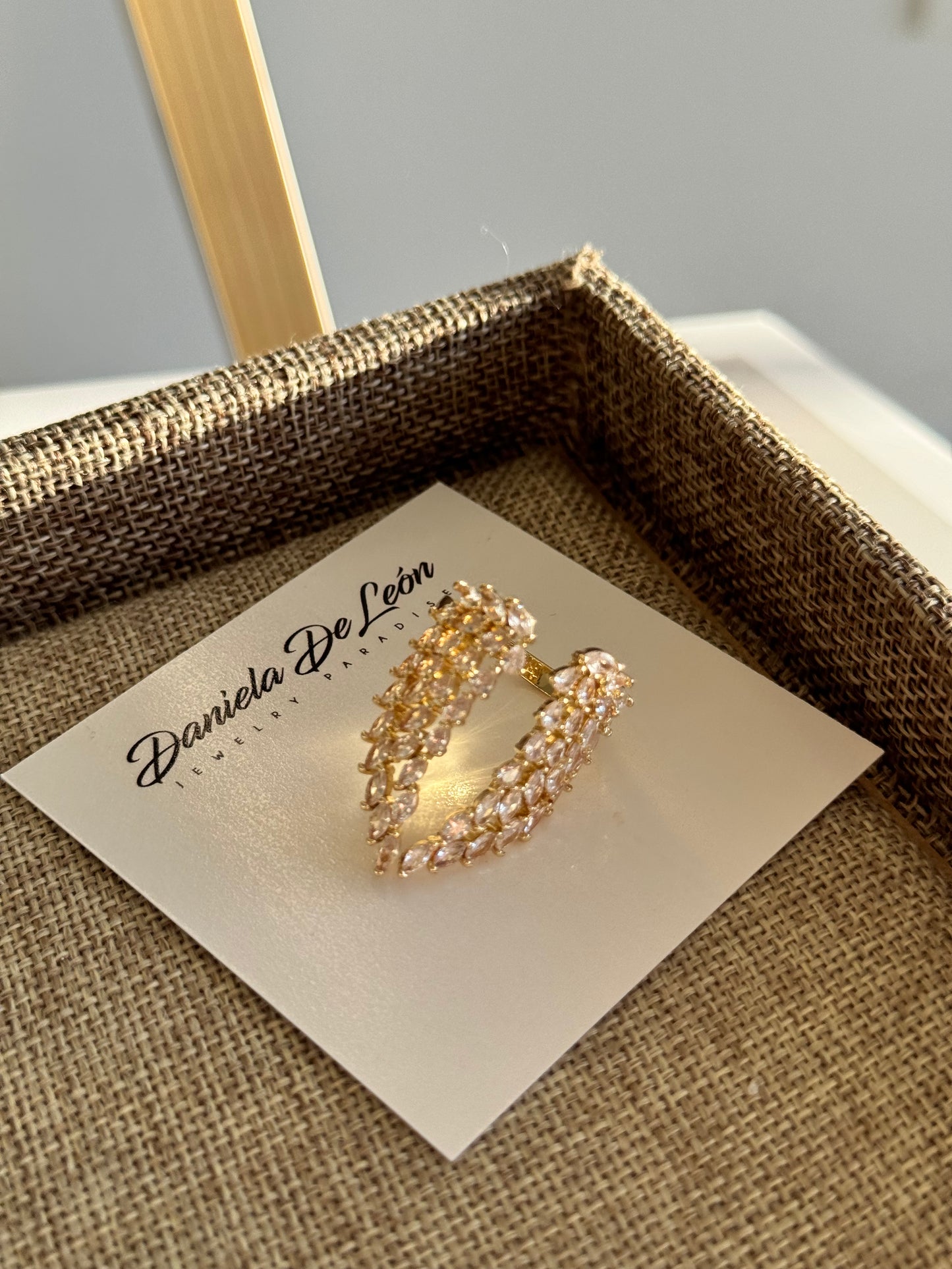 Crystal Wing Ring