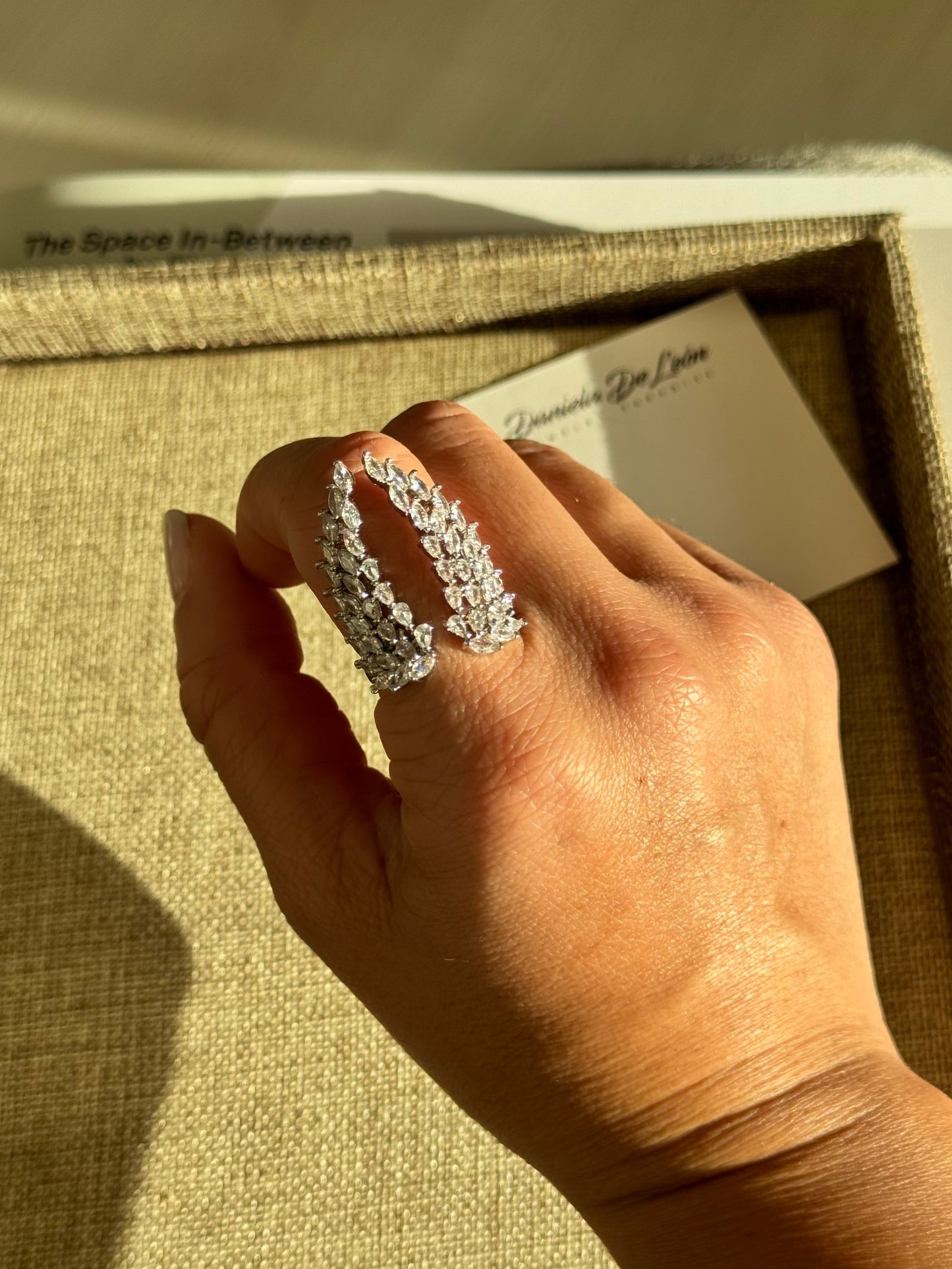 Crystal Wing Ring