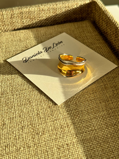 Two tone essential ring