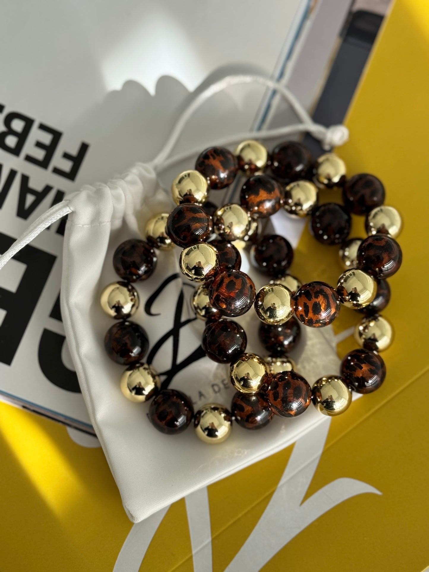 Leopard bracelet