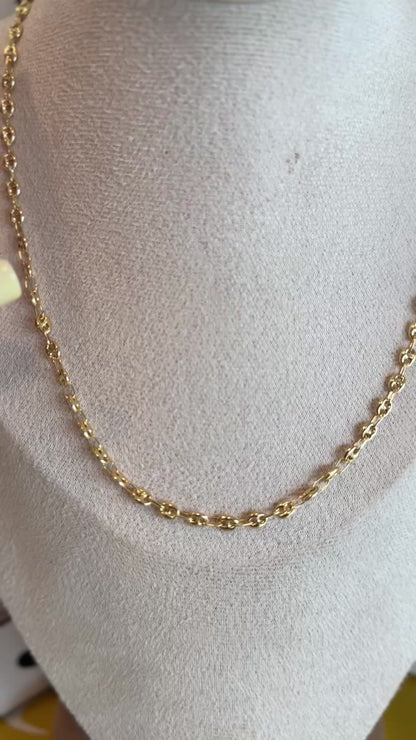 14k gold trendy necklace